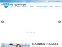 Tablet Screenshot of fetechgroup.com.au